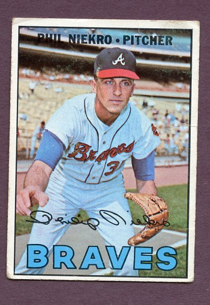 1967 Topps Baseball #456 Phil Niekro Braves GD-VG 438381