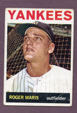 1964 Topps Baseball #225 Roger Maris Yankees Good 438386