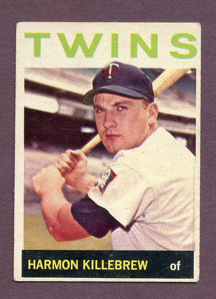 1964 Topps Baseball #177 Harmon Killebrew Twins VG 438391