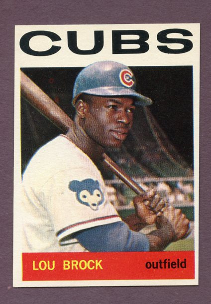 1964 Topps Baseball #029 Lou Brock Cubs NR-MT 438396