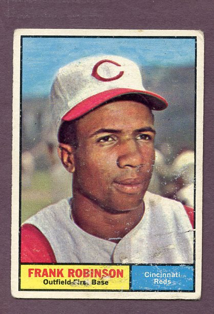 1961 Topps Baseball #360 Frank Robinson Reds Good back damage 438398