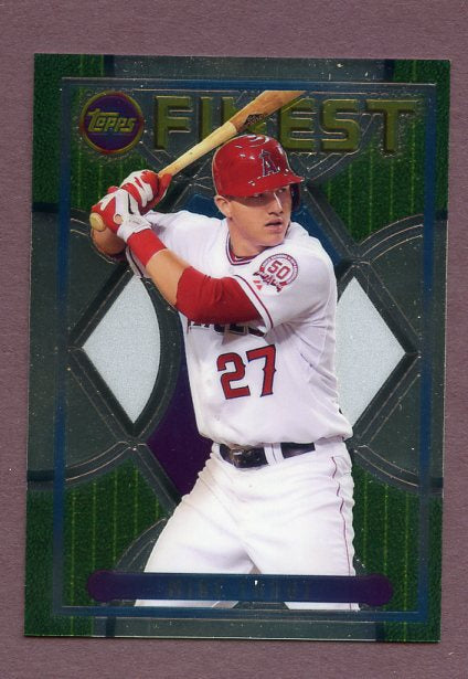 2015 Topps Finest '95 Finest #94F-03 Mike Trout Angels 438417