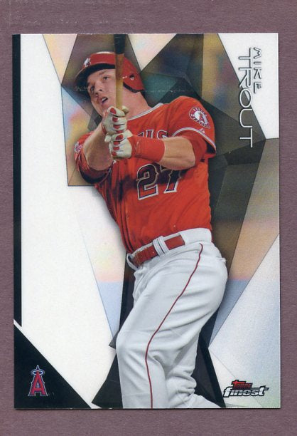 2015 Topps Finest #068 Mike Trout Angels 438418