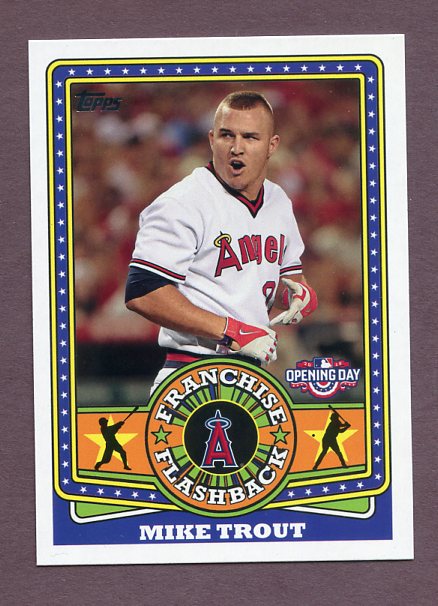 2015 Topps Opening Day Flashback #FF-20 Mike Trout Angels 438419