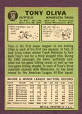 1967 Topps Baseball #050 Tony Oliva Twins VG-EX 438440