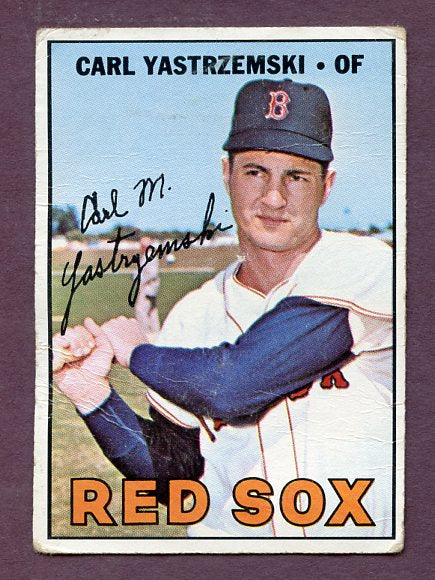 1967 Topps Baseball #355 Carl Yastrzemski Red Sox Good 438467