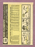 1961 Topps Baseball #388 Roberto Clemente Pirates VG-EX 438485