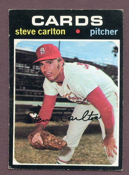 1971 Topps Baseball #055 Steve Carlton Cardinals VG-EX 438490