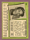 1971 Topps Baseball #605 Orlando Cepeda Braves VG-EX 438492