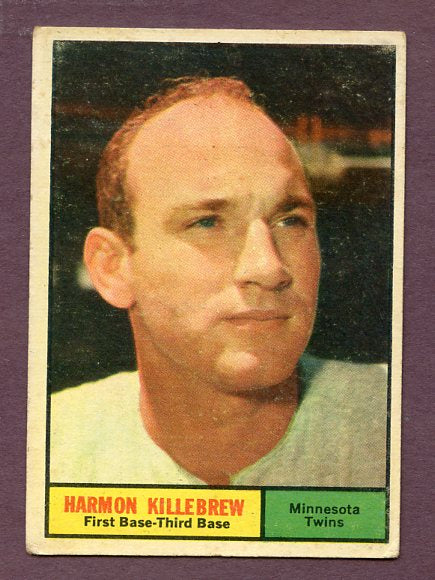 1961 Topps Baseball #080 Harmon Killebrew Twins VG-EX 438514