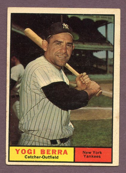 1961 Topps Baseball #425 Yogi Berra Yankees VG-EX 438559