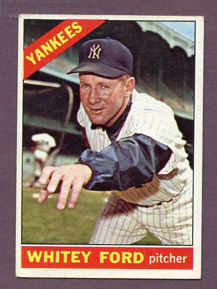 1966 Topps Baseball #160 Whitey Ford Yankees FR-GD 438564