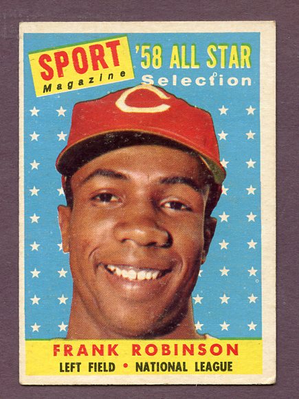 1958 Topps Baseball #484 Frank Robinson A.S. Reds VG-EX 438576
