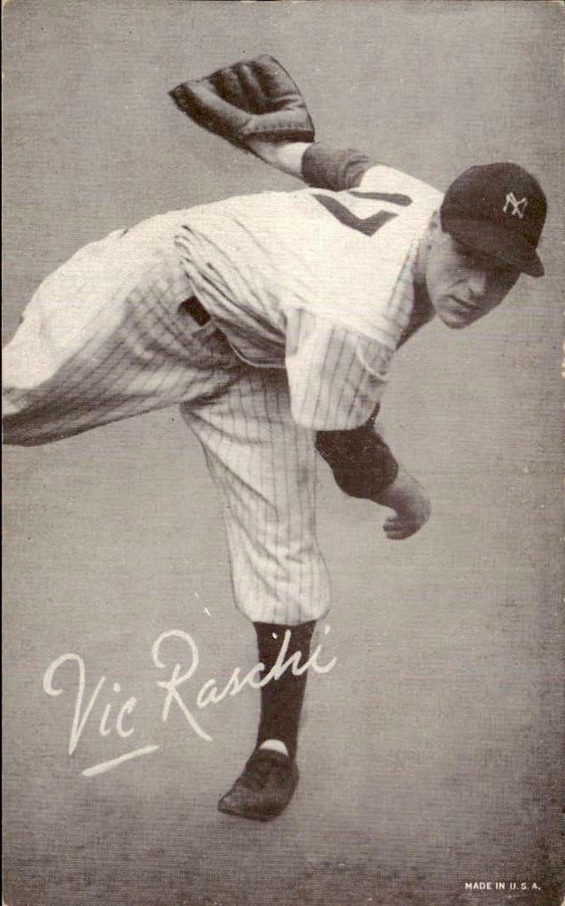 1947-66 Exhibits Vic Raschi Yankees EX 438797
