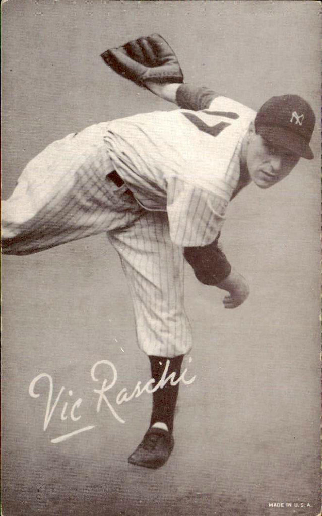 1947-66 Exhibits Vic Raschi Yankees EX 438798