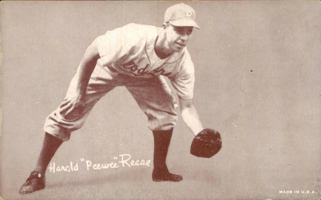 1947-66 Exhibits Pee Wee Reese Dodgers No Ball EX 438799