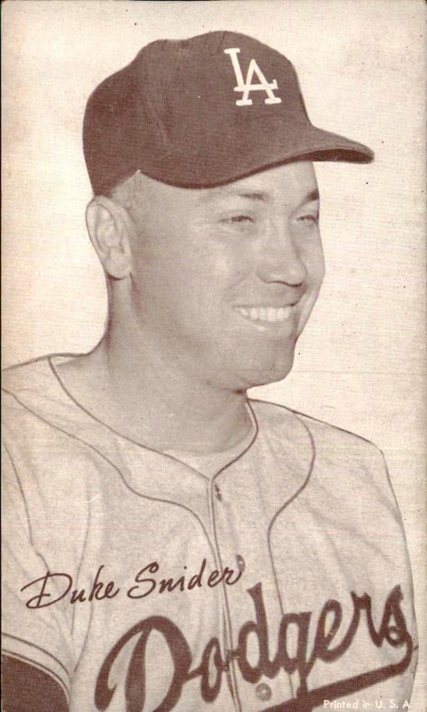 1947-66 Exhibits Duke Snider Dodgers LA Cap EX 438834