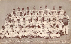 1947-66 Exhibits 1948 Boston Braves Team EX 438876