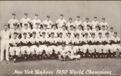 1947-66 Exhibits 1950 New York Yankees Team EX 438880