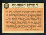 1962 Topps Baseball #399 Warren Spahn A.S. Braves EX 439031