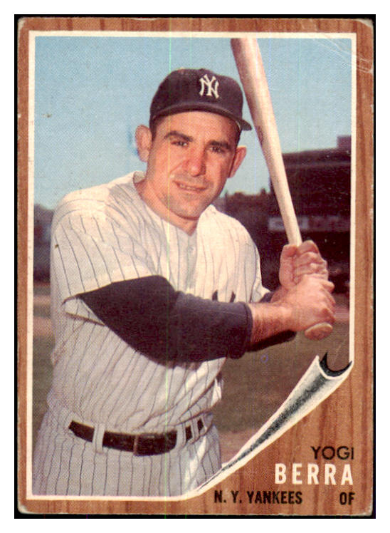 1962 Topps Baseball #360 Yogi Berra Yankees VG 439055