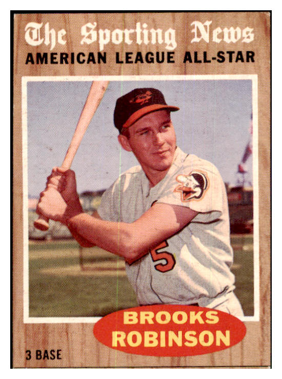 1962 Topps Baseball #468 Brooks Robinson A.S. Orioles EX+/EX-MT 439069