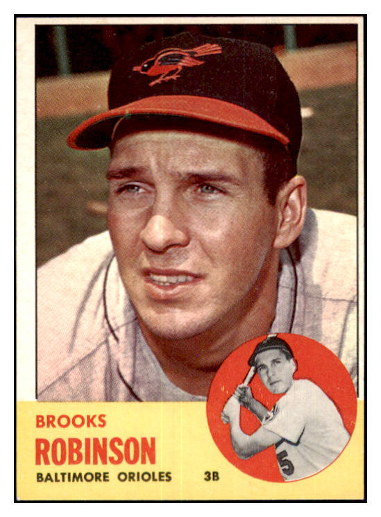 1963 Topps Baseball #345 Brooks Robinson Orioles NR-MT 439115