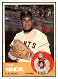 1963 Topps Baseball #440 Juan Marichal Giants VG-EX 439117