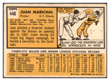 1963 Topps Baseball #440 Juan Marichal Giants VG-EX 439117