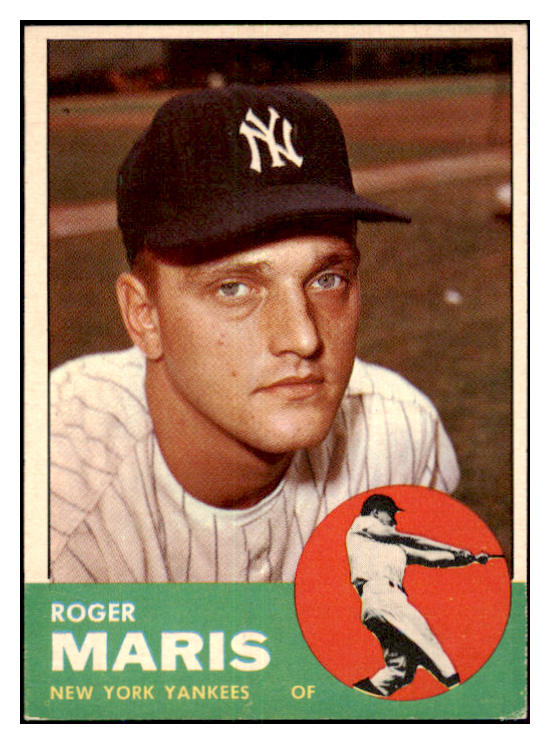 1963 Topps Baseball #120 Roger Maris Yankees EX+/EX-MT 439119