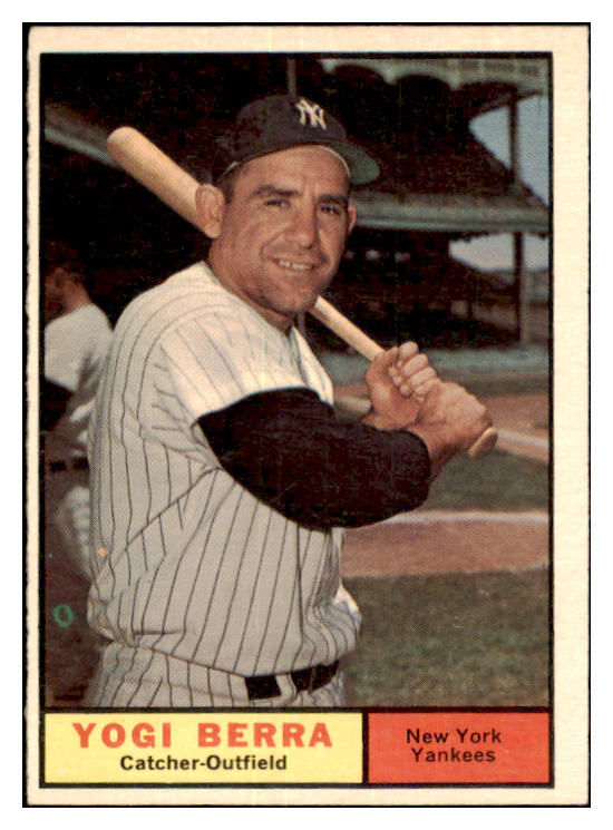 1961 Topps Baseball #425 Yogi Berra Yankees EX-MT 439131