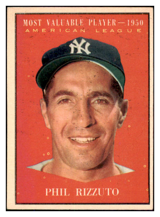 1961 Topps Baseball #471 Phil Rizzuto MVP Yankees EX-MT 439138