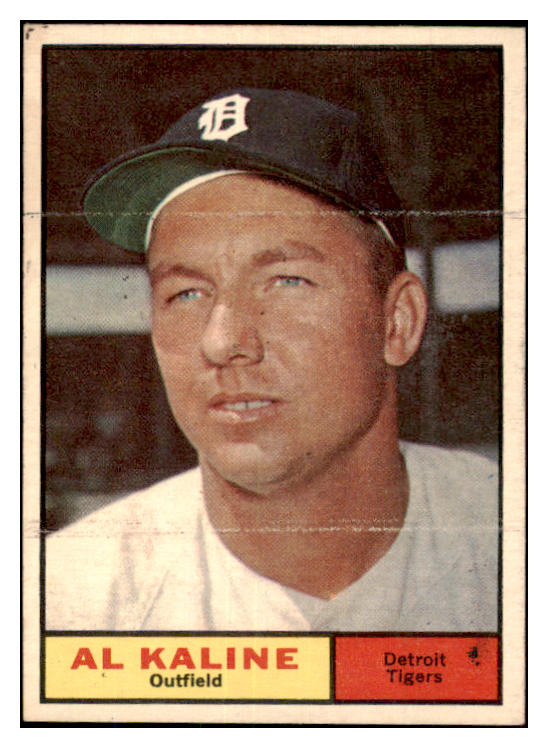 1961 Topps Baseball #429 Al Kaline Tigers VG 439148