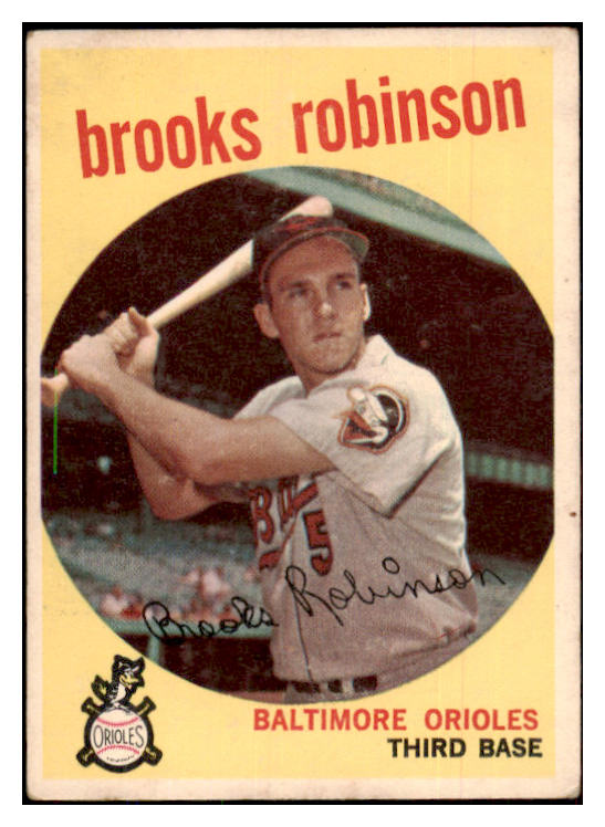 1959 Topps Baseball #439 Brooks Robinson Orioles VG-EX 439164