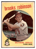 1959 Topps Baseball #439 Brooks Robinson Orioles VG-EX 439164