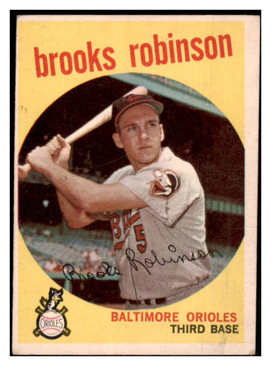 1959 Topps Baseball #439 Brooks Robinson Orioles VG-EX 439165