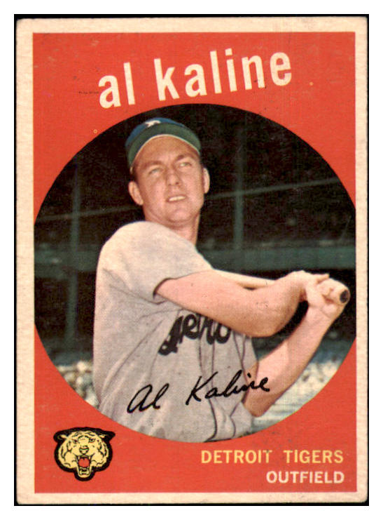1959 Topps Baseball #360 Al Kaline Tigers EX 439174