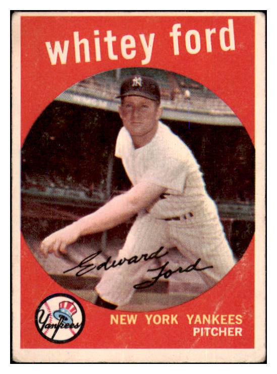 1959 Topps Baseball #430 Whitey Ford Yankees VG-EX 439175
