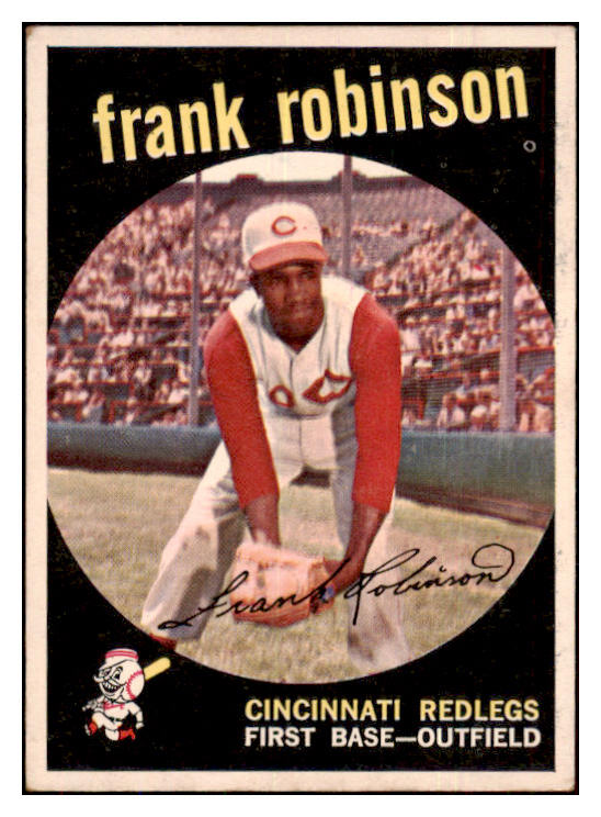 1959 Topps Baseball #435 Frank Robinson Reds EX 439207