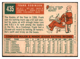 1959 Topps Baseball #435 Frank Robinson Reds VG-EX 439208