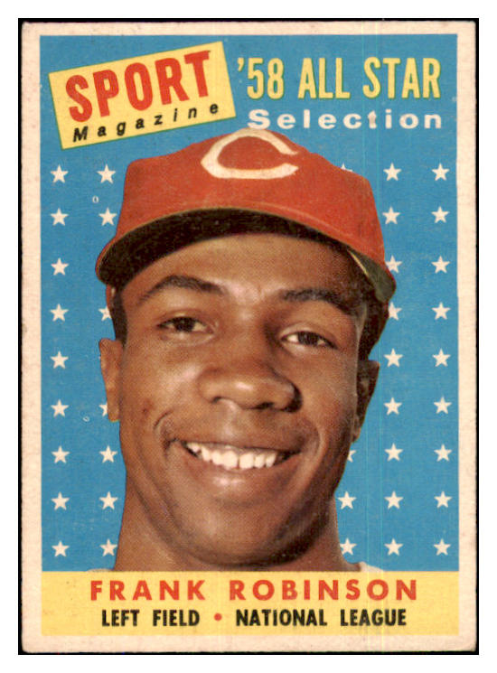1958 Topps Baseball #484 Frank Robinson A.S. Reds EX-MT 439215