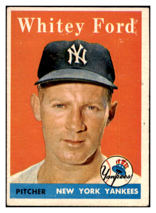 1958 Topps Baseball #320 Whitey Ford Yankees VG-EX 439223