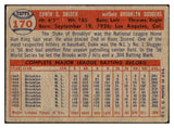 1957 Topps Baseball #170 Duke Snider Dodgers VG-EX 439229