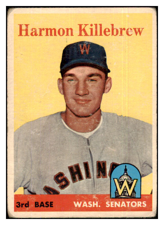 1958 Topps Baseball #288 Harmon Killebrew Senators GD-VG 439249