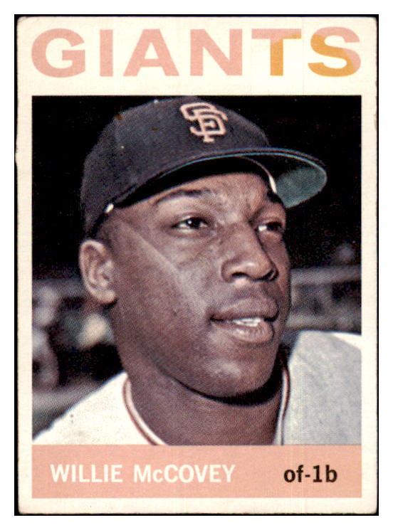1964 Topps Baseball #350 Willie McCovey Giants VG-EX 439265