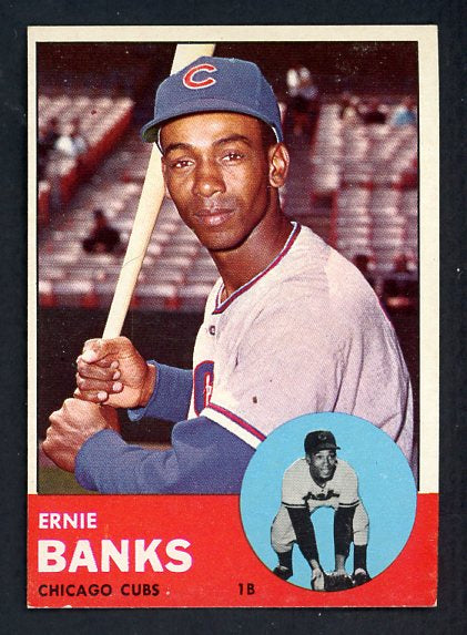 1963 Topps Baseball #380 Ernie Banks Cubs EX-MT 439276