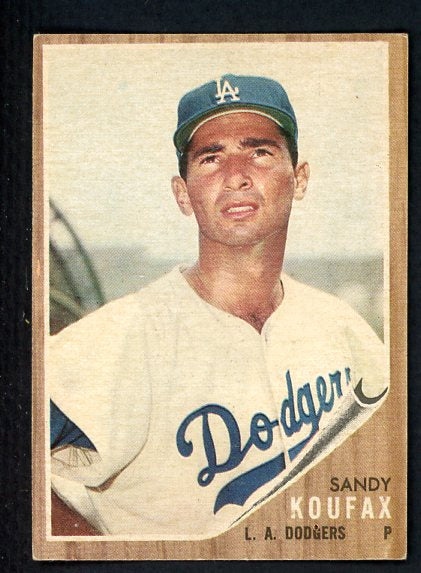 1962 Topps Baseball #005 Sandy Koufax Dodgers EX+/EX-MT 439283