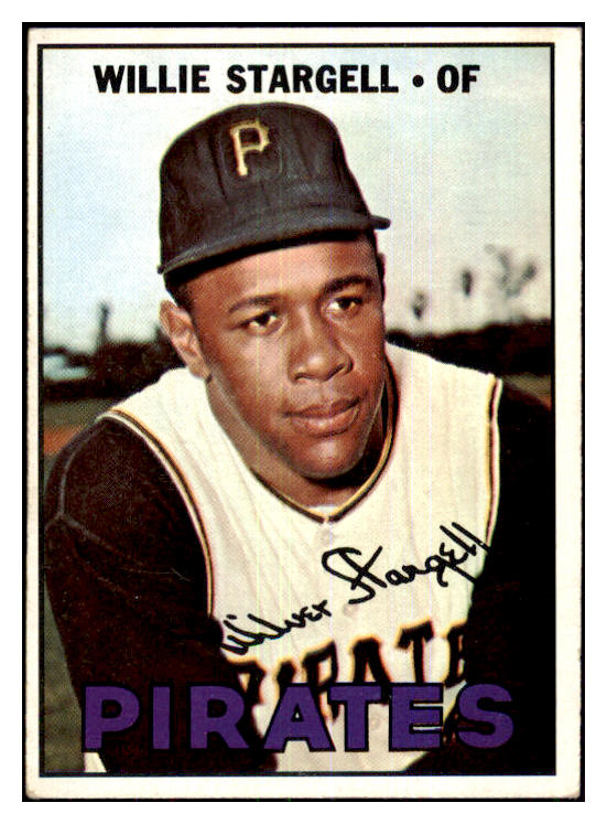 1967 Topps Baseball #140 Willie Stargell Pirates EX 439311