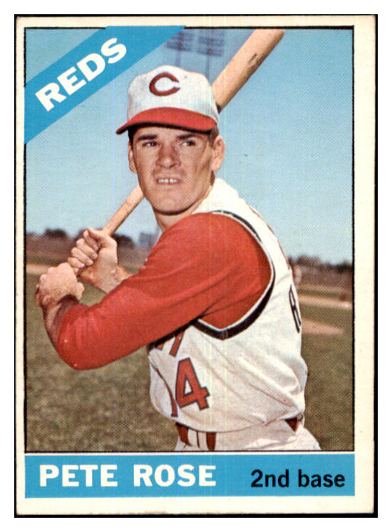 1966 Topps Baseball #030 Pete Rose Reds EX-MT 439322