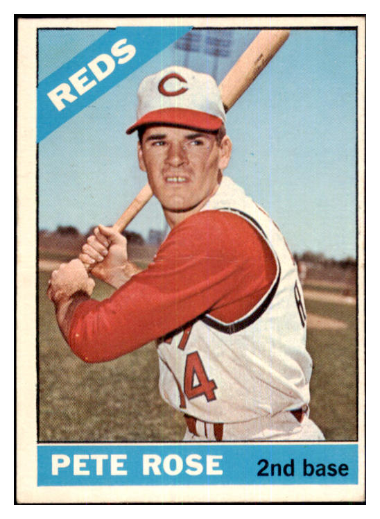 1966 Topps Baseball #030 Pete Rose Reds EX-MT 439323